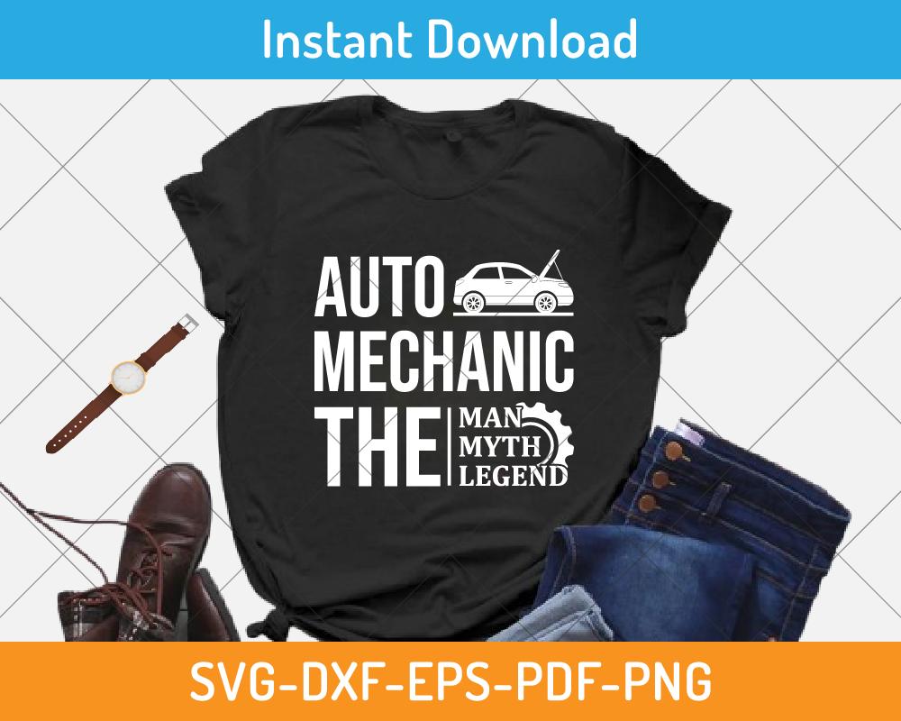 auto mechanic t-shirt design png