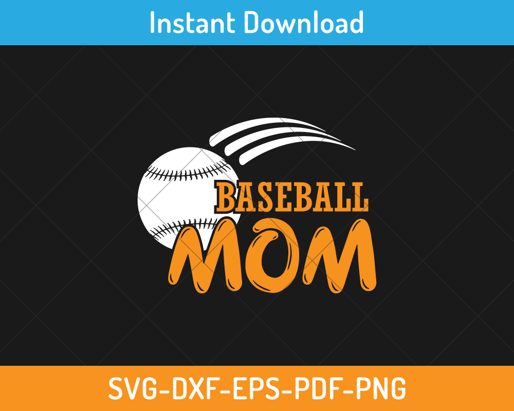 Baseball Mom SVG