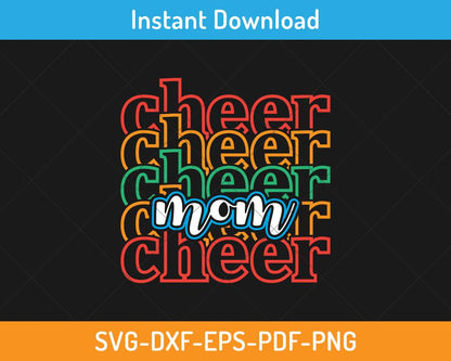 Cheer mom svg cutting file