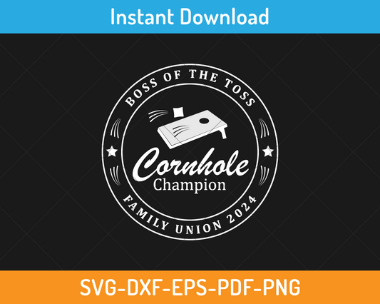 Cornhole champion svg