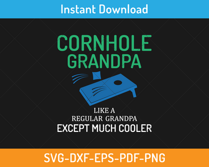 Cornhole grandpa svg