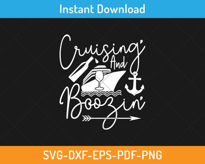 Cruising and boozing svg