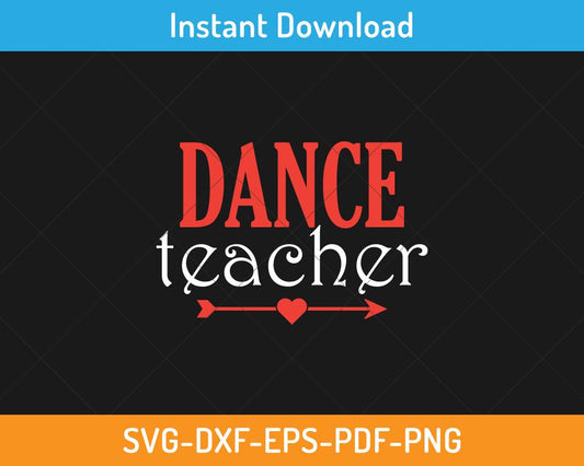 Dance teacher svg