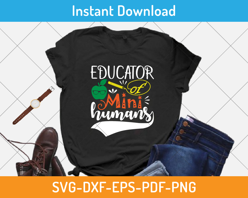 Educator of mini humans svg