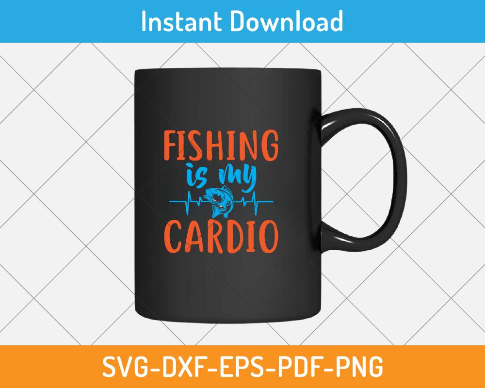 funny fishing svg