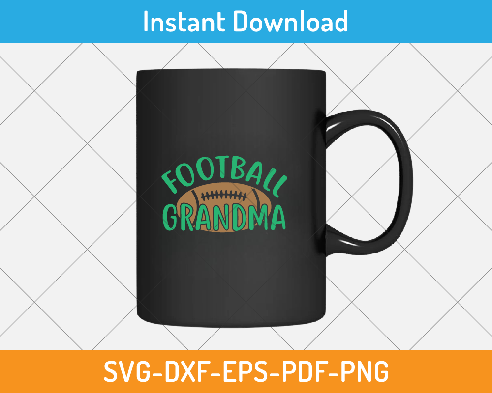 football grandma cut file