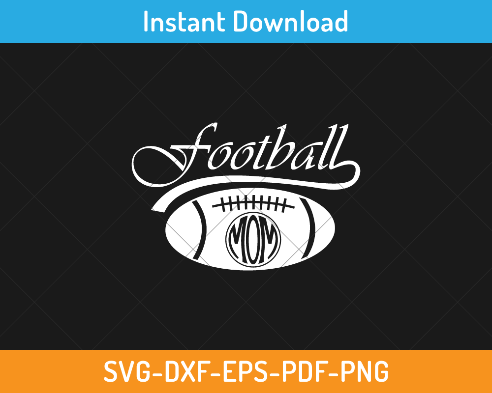 Football mom svg