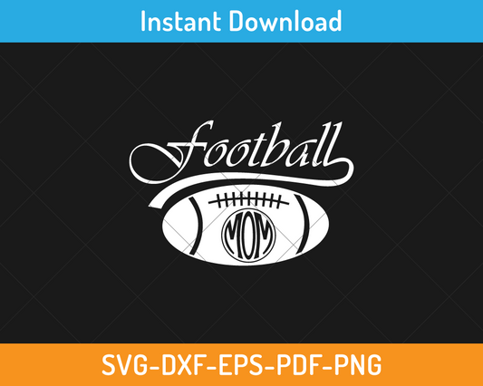 Football mom svg