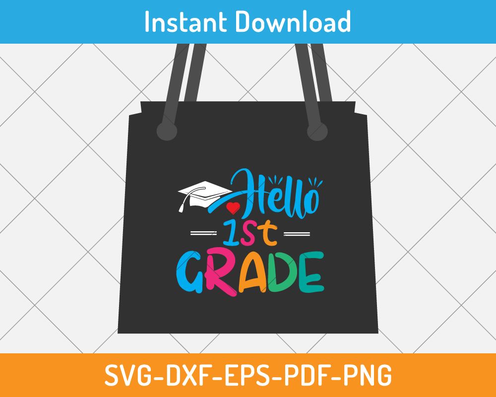 Hello 1st grade svg