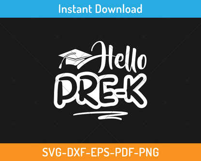 Hello Pre-k svg