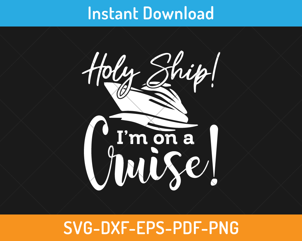 Holy ship! I'm on a cruise! svg