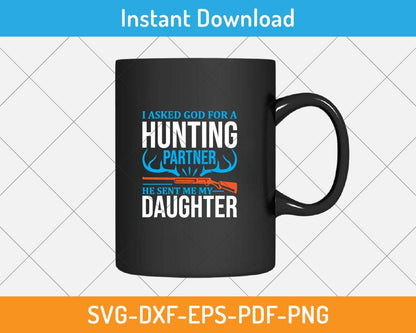 hunting partner my daughter gift svg