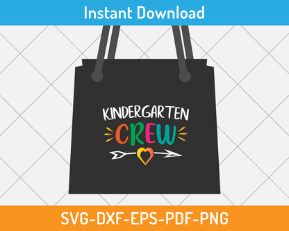 Kindergarten crew svg