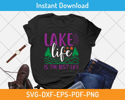 lake fishing svg