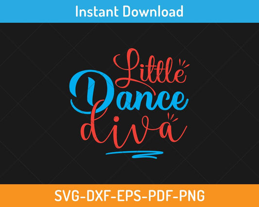 Little dance diva svg