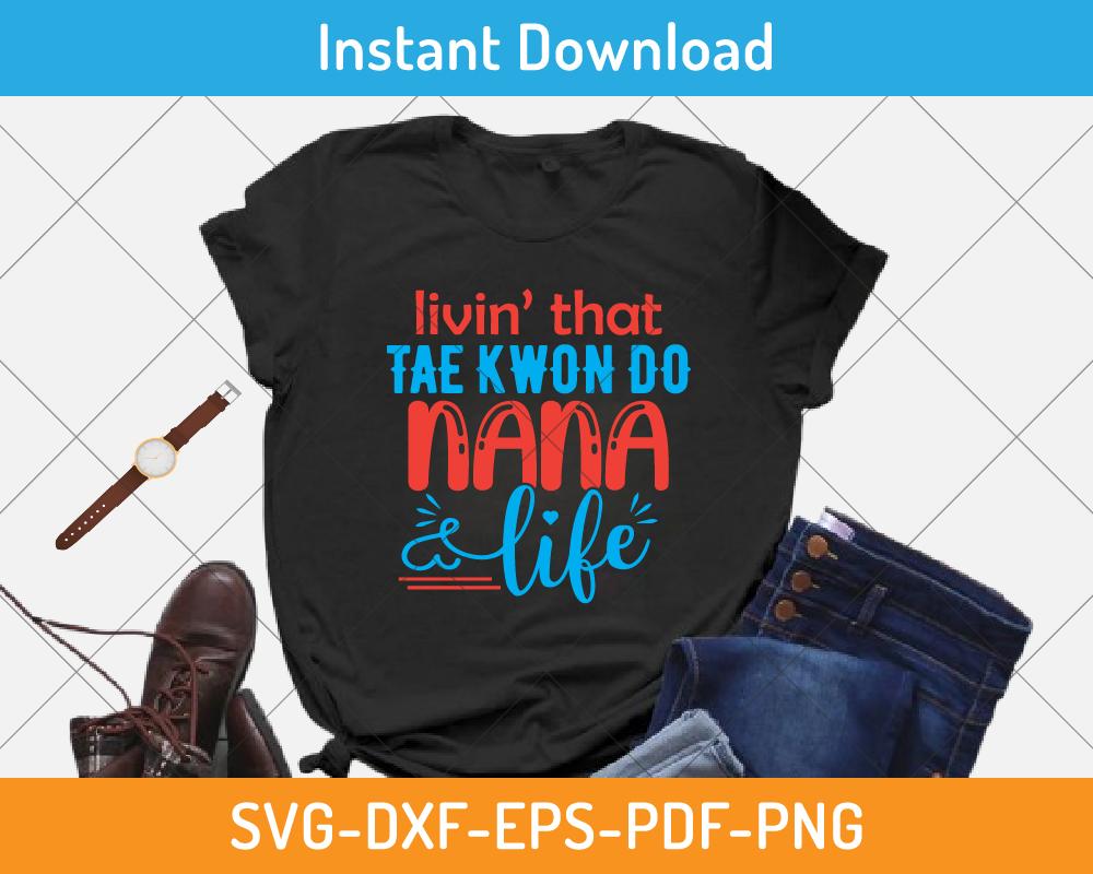 nana life t-shirt design png