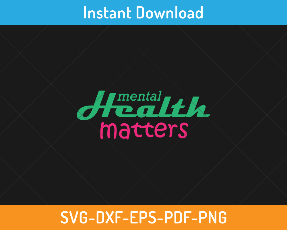 Mental health matters svg