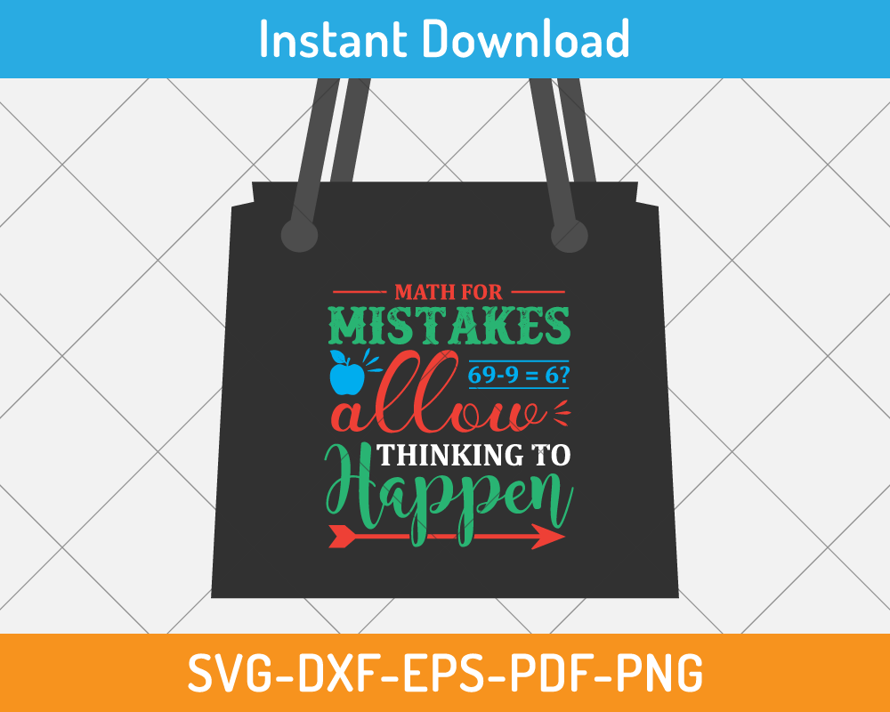 Mistakes allow thinking to happen svg