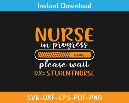 Nurse in progress please wait svg