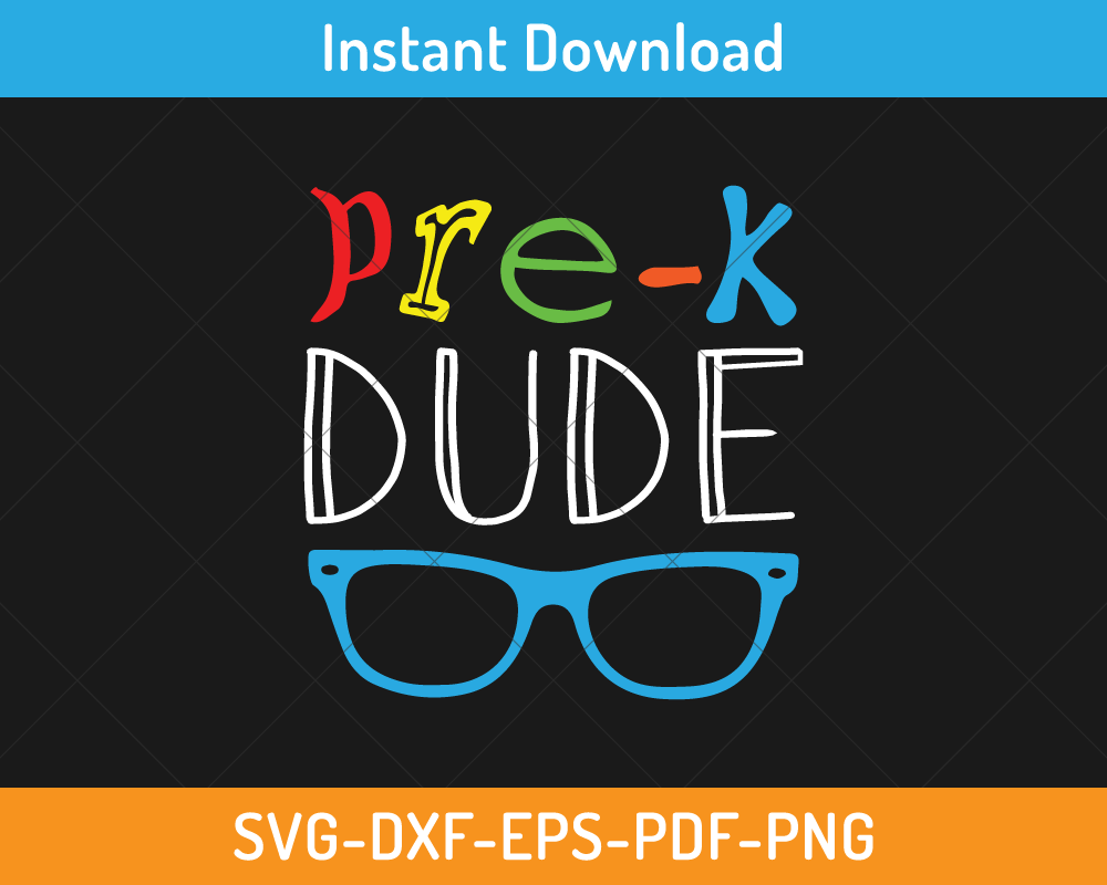 Pre-k dude svg