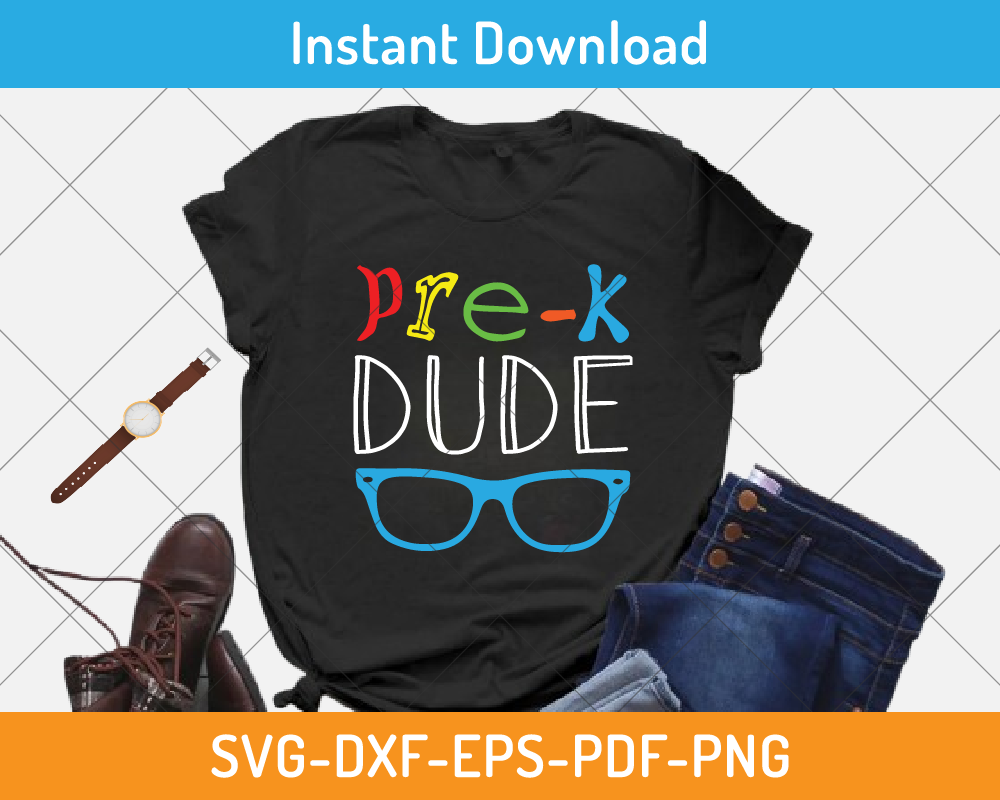 Pre-k dude svg