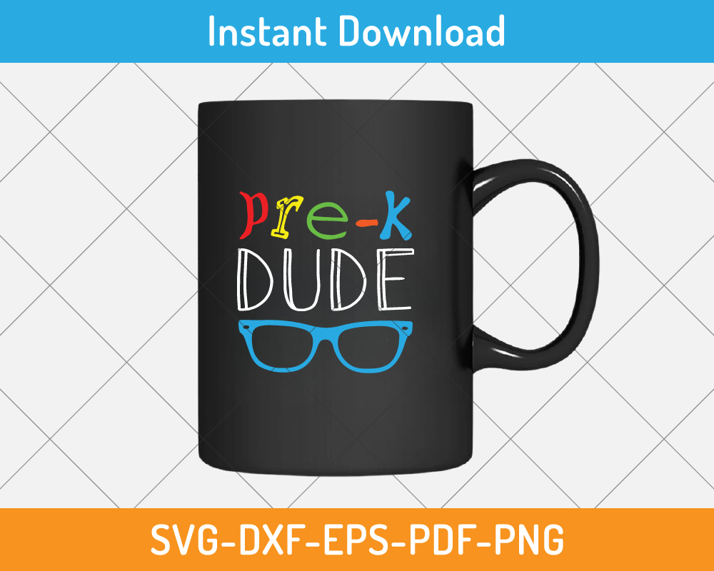 Pre-k dude svg