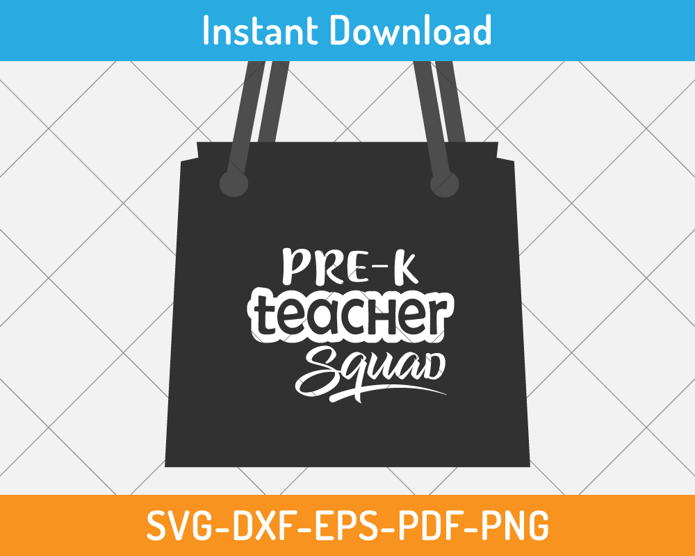 Pre-k teacher squad svg