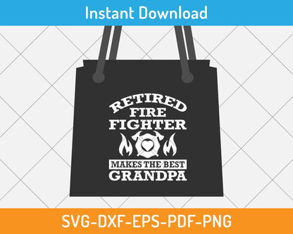 fireman grandma crafting cut file svg