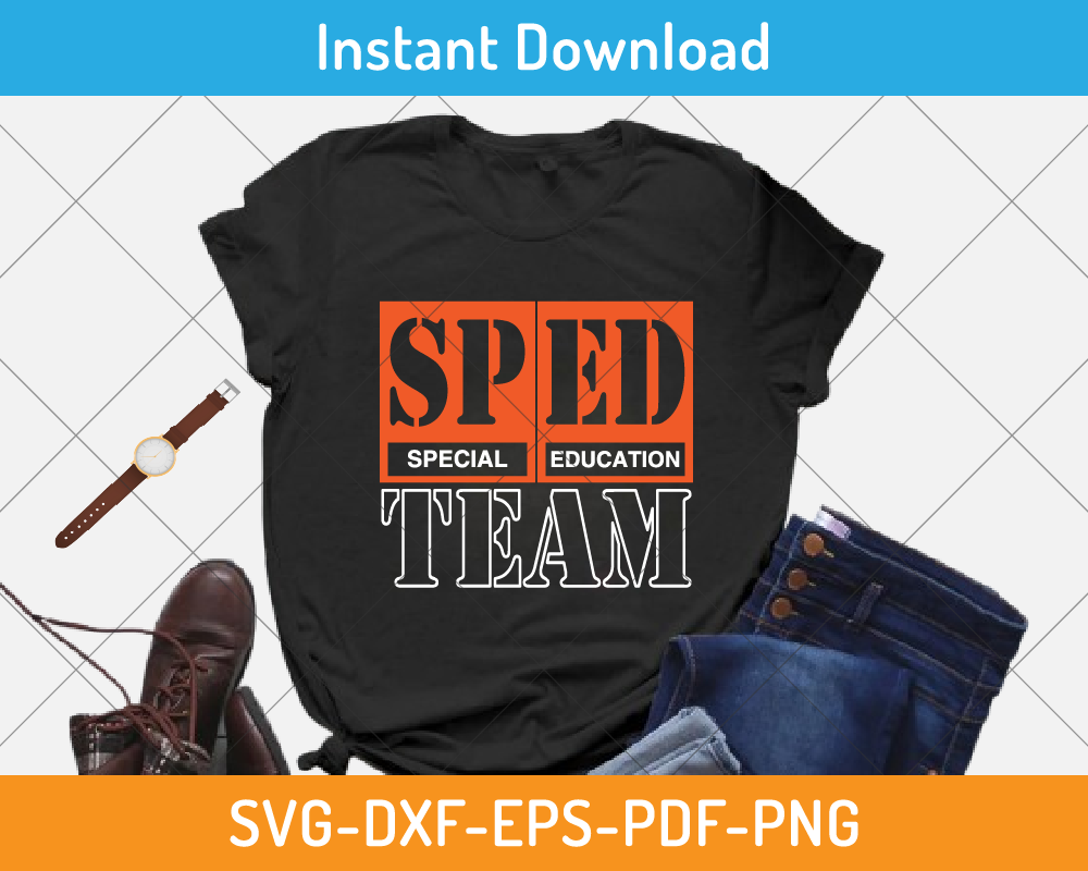 SPED special education team svg