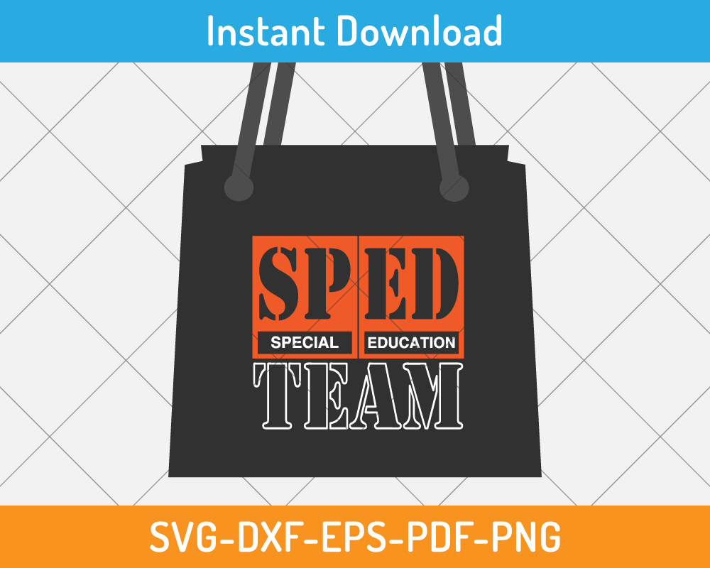 SPED special education team svg