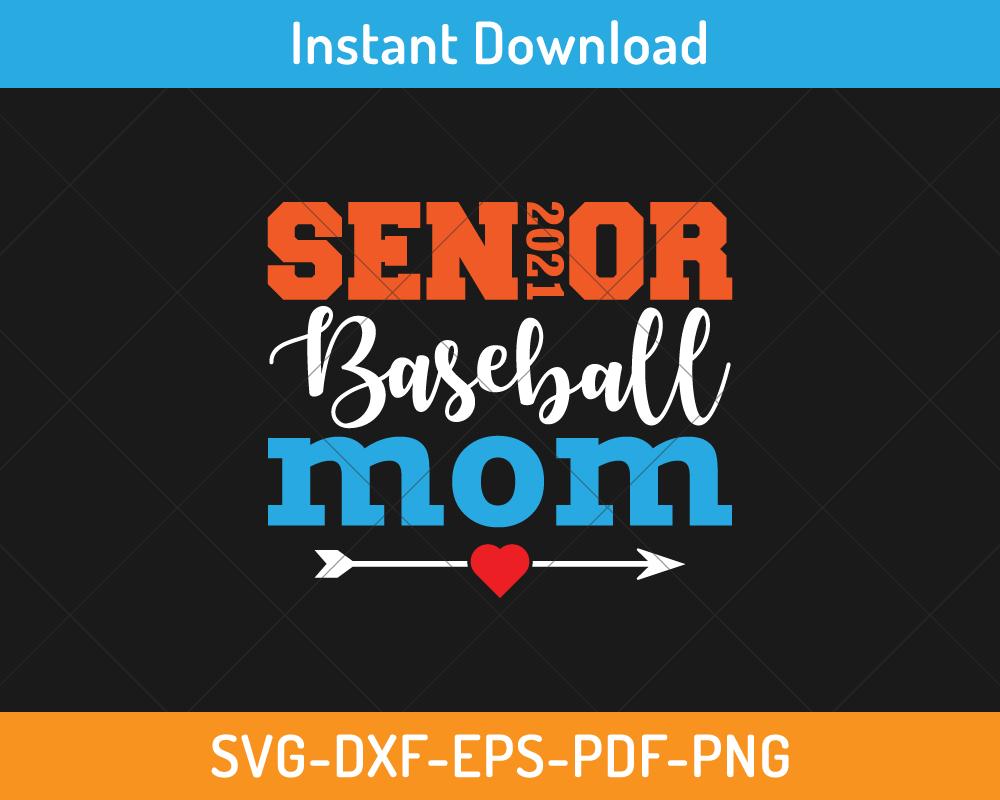 Senior Baseball mom svg