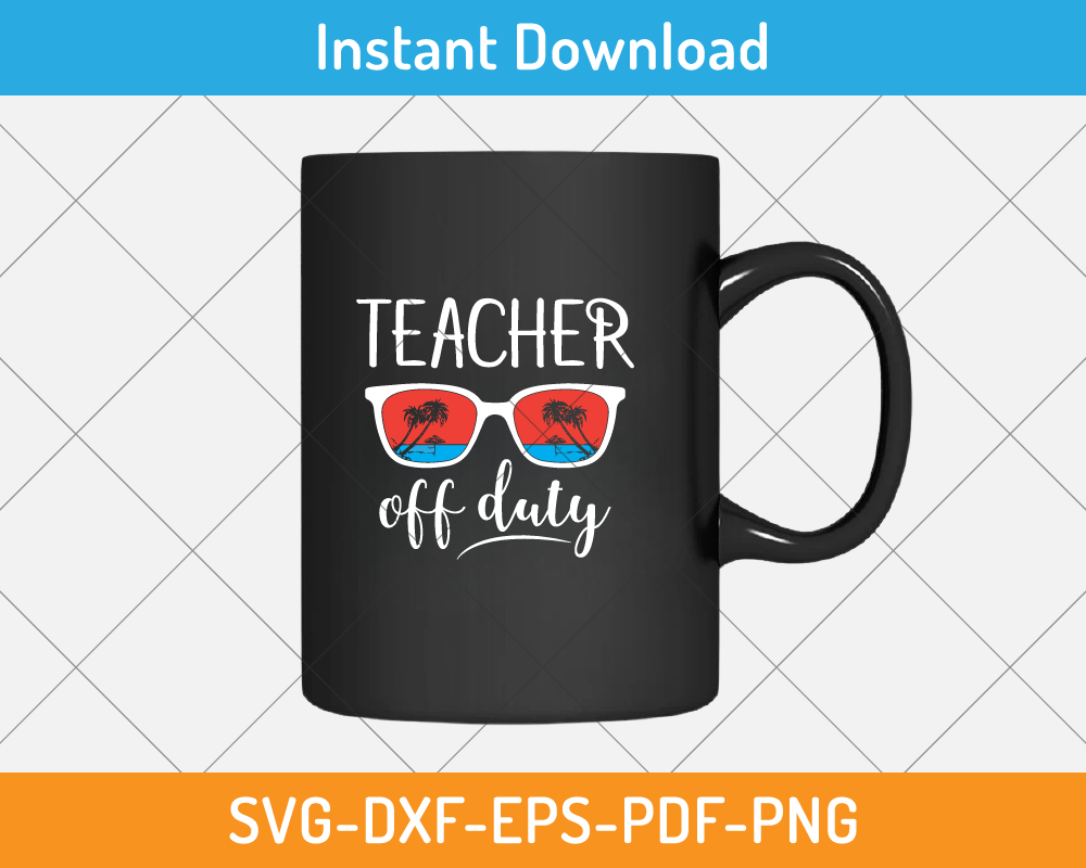 Teacher off duty svg