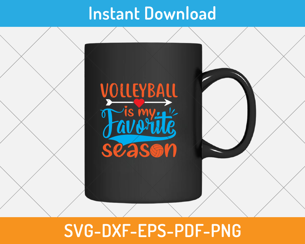 volleyball lover svg