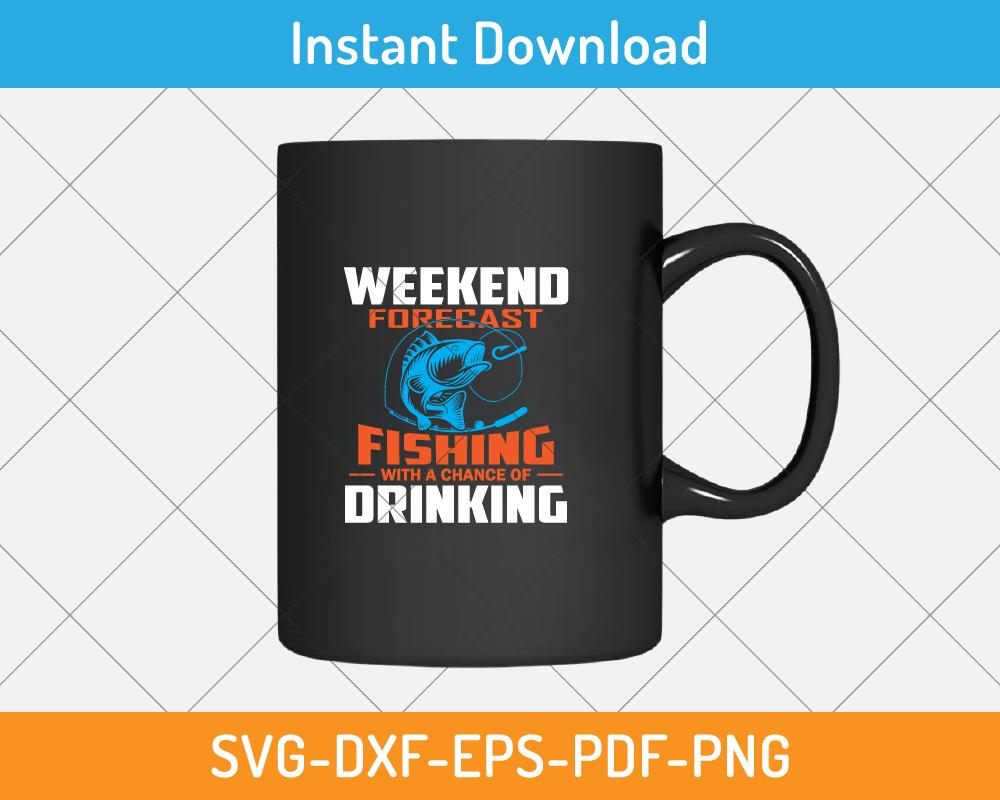 funny fishing svg