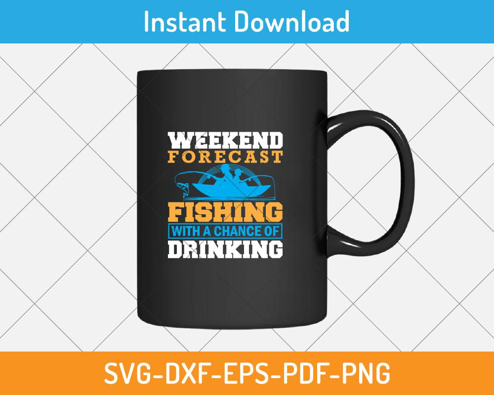 fisherman birthday gift svg