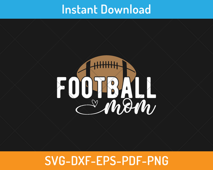 Football mom svg