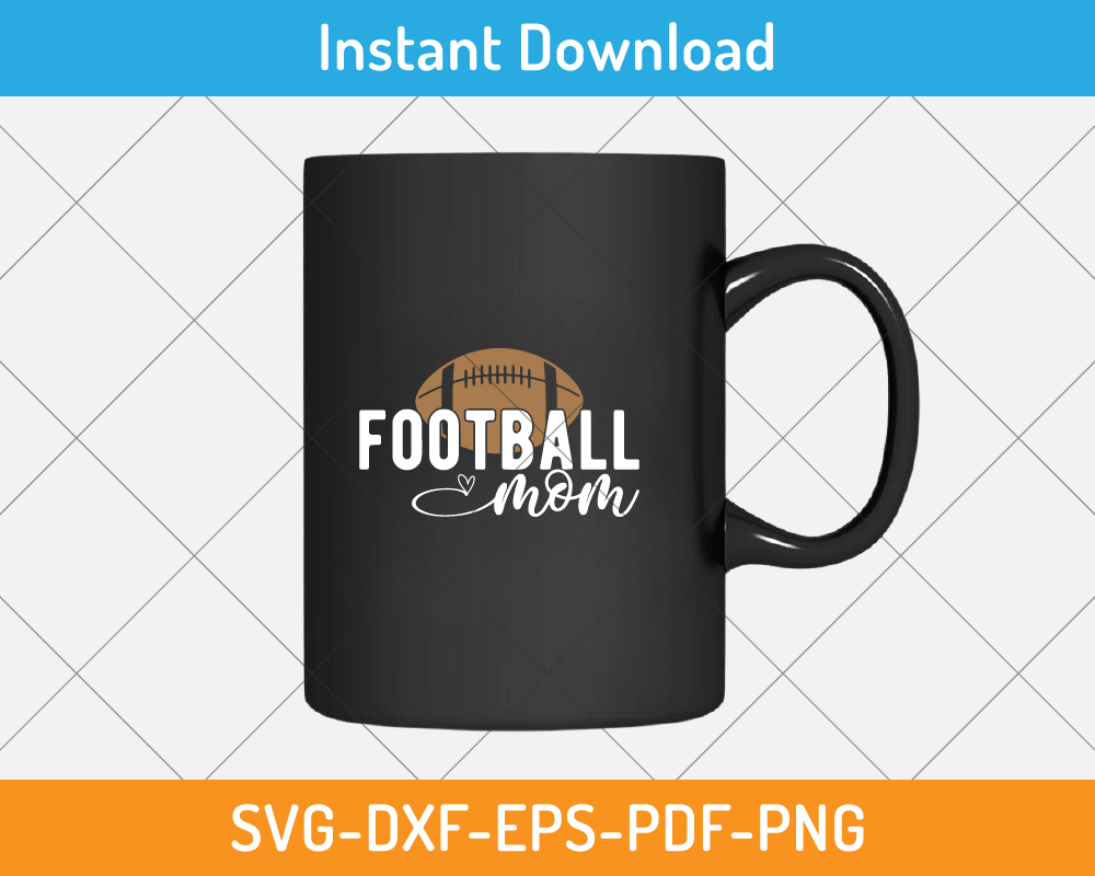 Football mom svg