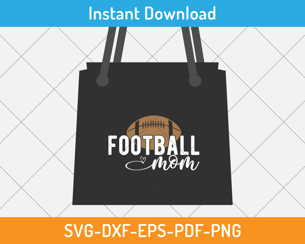 Football mom svg